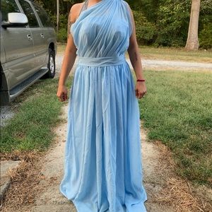 One shoulder dress